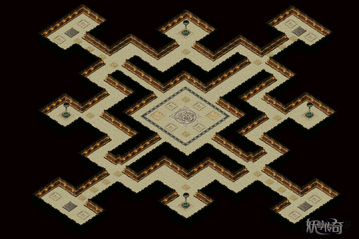 7个传奇3西部沙漠房间 - 地图素材 - 妖孽传奇素材网