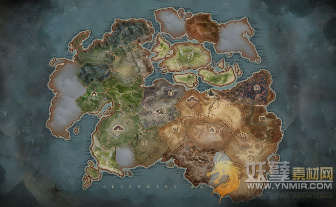 超高清分辨率玛法大陆大地图
