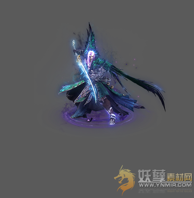精品--幻羽鬼嗜一体时装--带影子