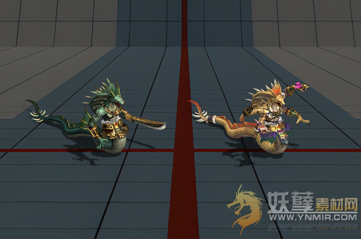 两个蛇妖战将