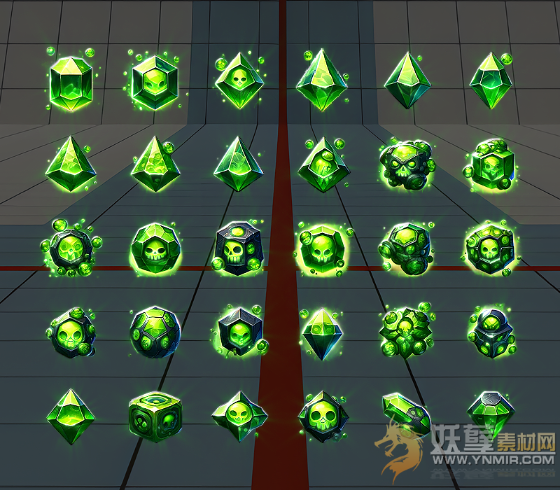 自制30个毒素宝石