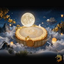 高清PNG中秋佳节节日地图