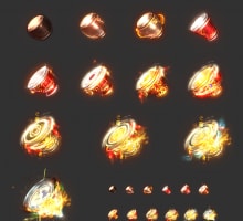 高清12个进阶战鼓素材