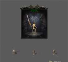 复古高质量龙角剑