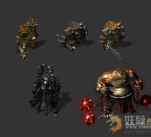 5只兽人怪物