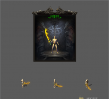 [定制展示]黄金特效破馆珍剑