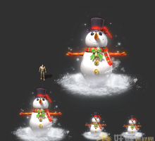 超好看雪人NPC(4种大小)