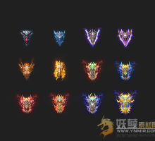 自制12个小形盾牌(无外观)