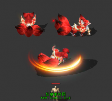 三尾赤狐宠物(已修复动作)