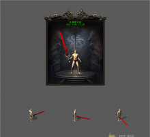 建模制作轩辕血剑