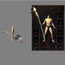 我本沉默复古武器骨玉权杖进阶版