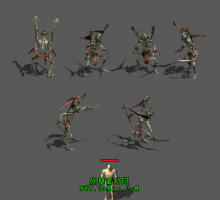 怪物素材-骷髅暗影刺客