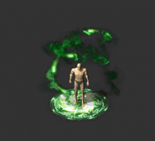 两个毒气烟雾环绕的BUFF