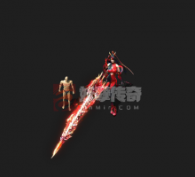 仗剑赤血女剑士