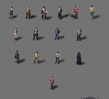 14个现代风NPC