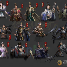 几十个三国动态人物